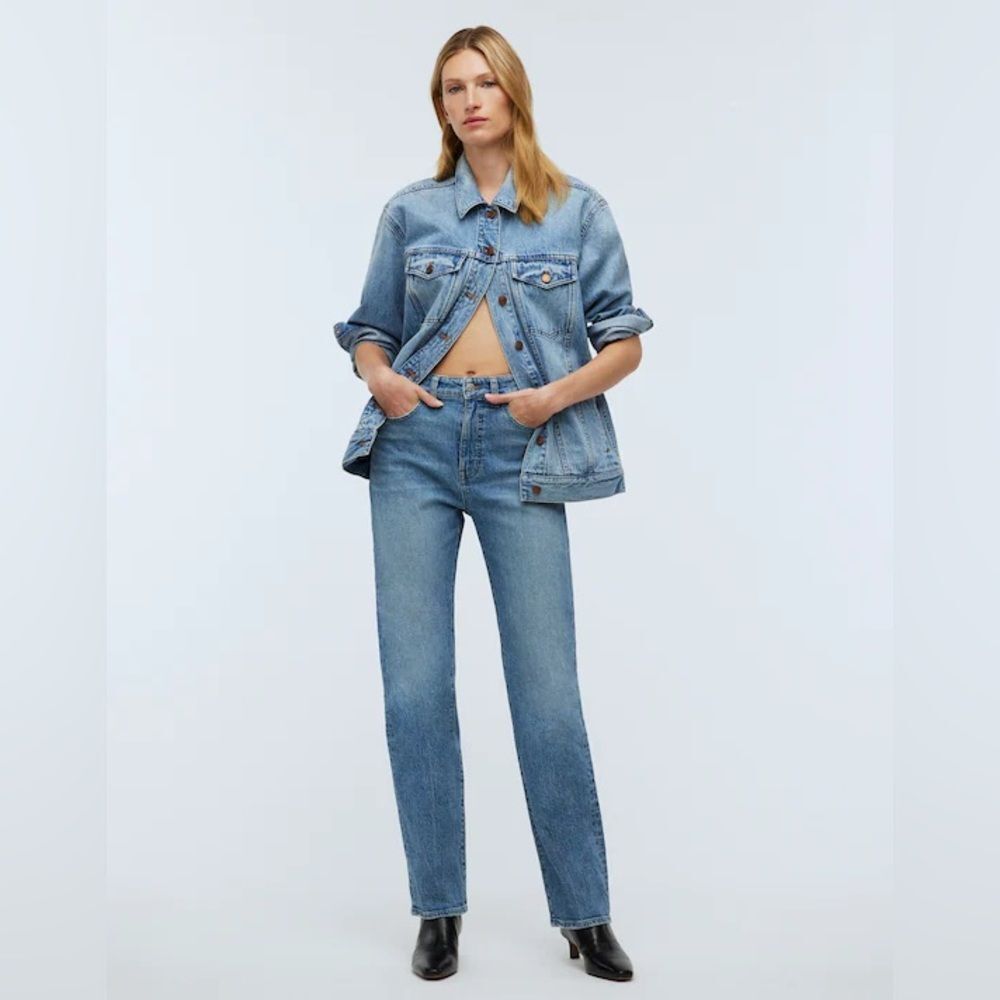 Madewell The '90s Straight Jean Rondell Medium Wash Size 30